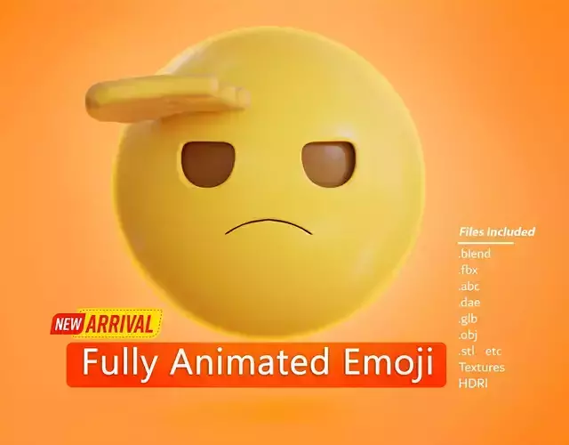 Saluting face Animated Emoji
