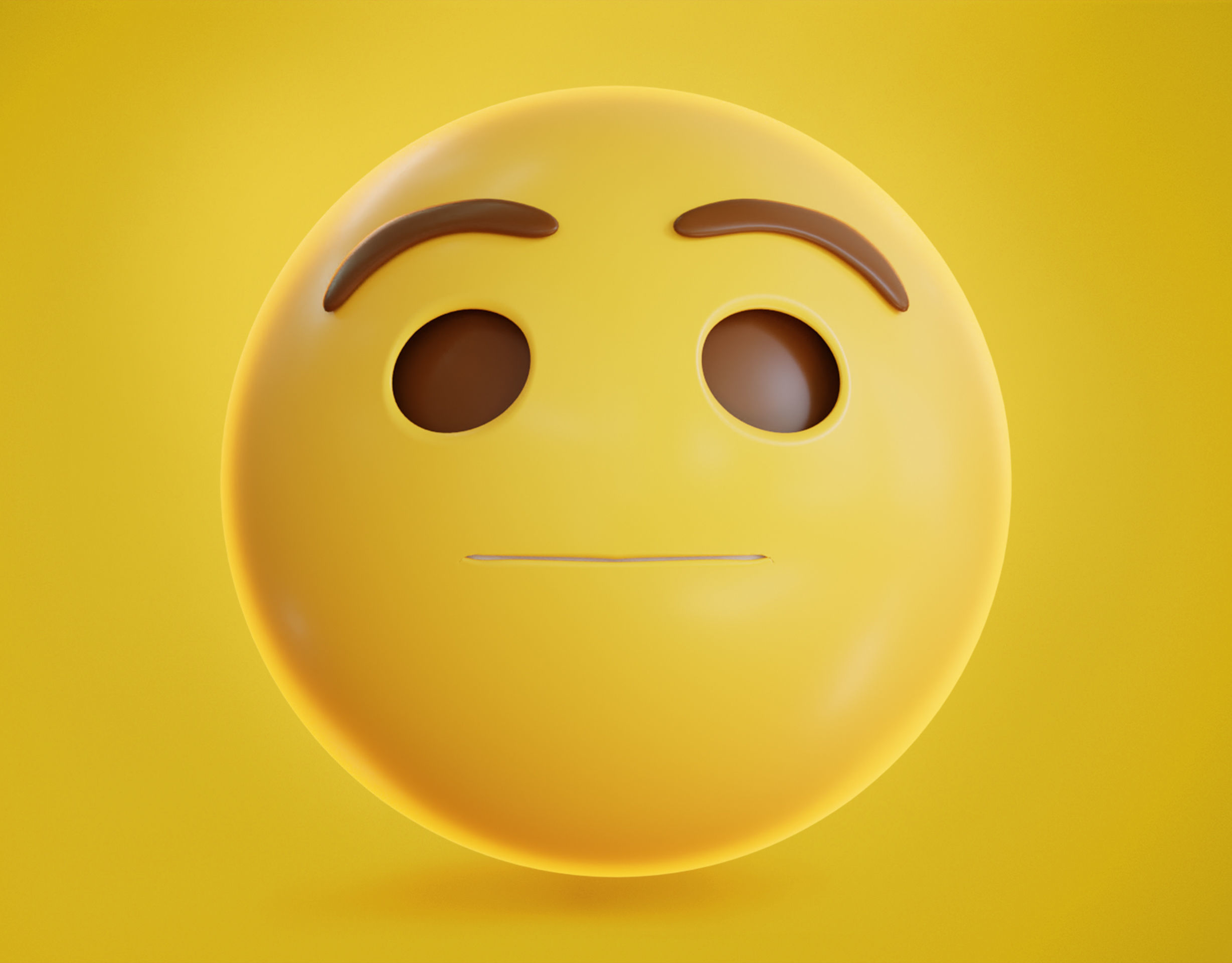 Money mouth face Animated Emoji Low-poly 3D model_7