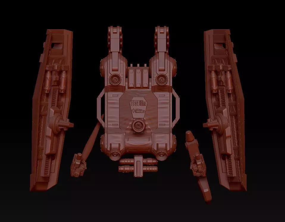 RGM-79 GM Thunderbolt Upgrade Pack 3D print model