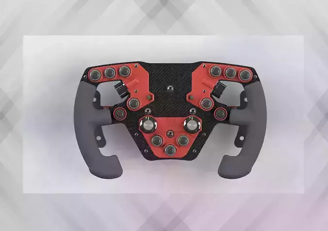 STEERING WHELL F1 TS 300MM - VOLANTE F1 TS 300MM 3D print model