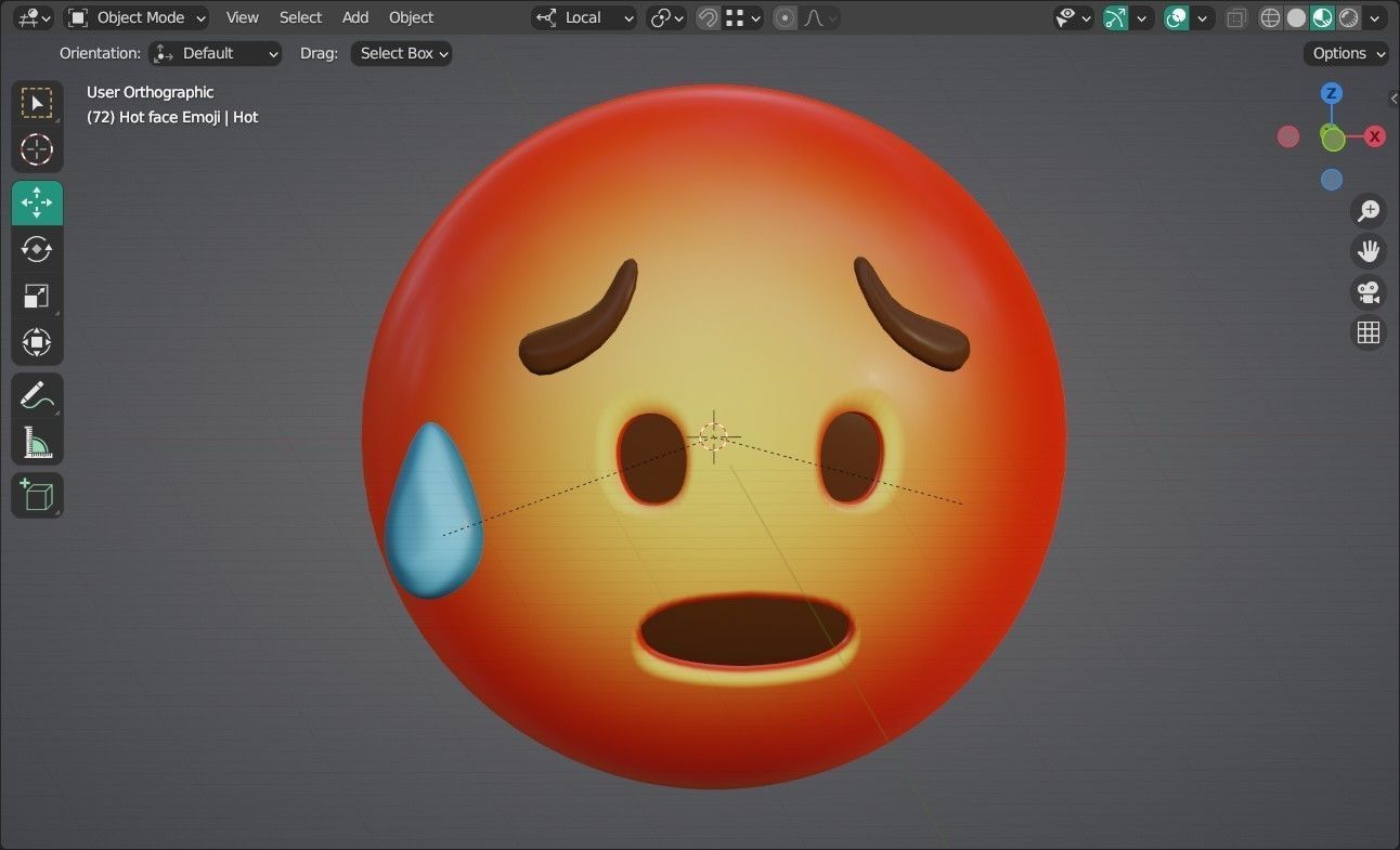 3D model Hot face Animated Emoji VR / AR / low-poly | CGTrader