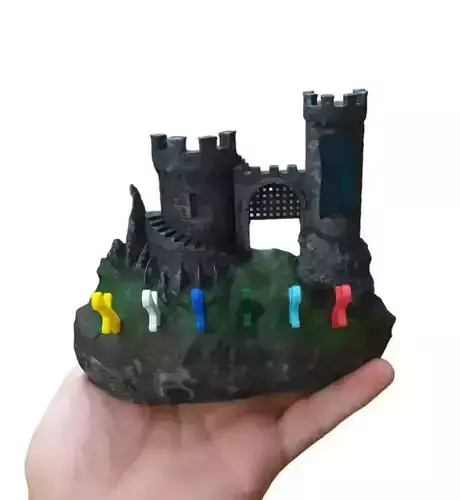 MEDIEVAL KEY HOLDER - PORTA LLAVES MEDIEVAL