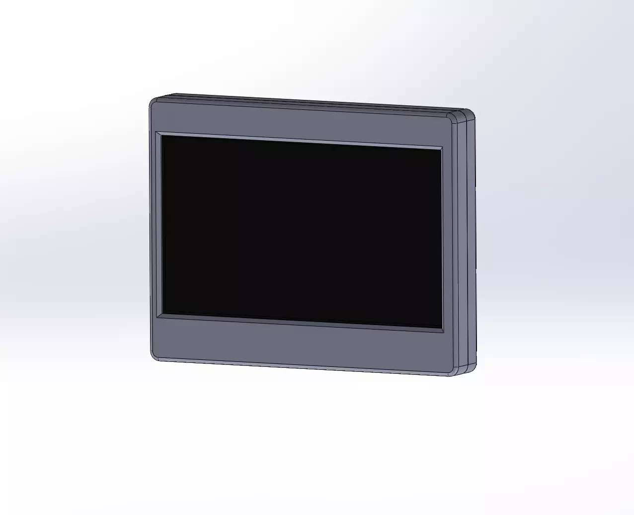 DISPLAY CASE - 7 INCH - WHIT BUTTONS EVICIV 3D print model_0