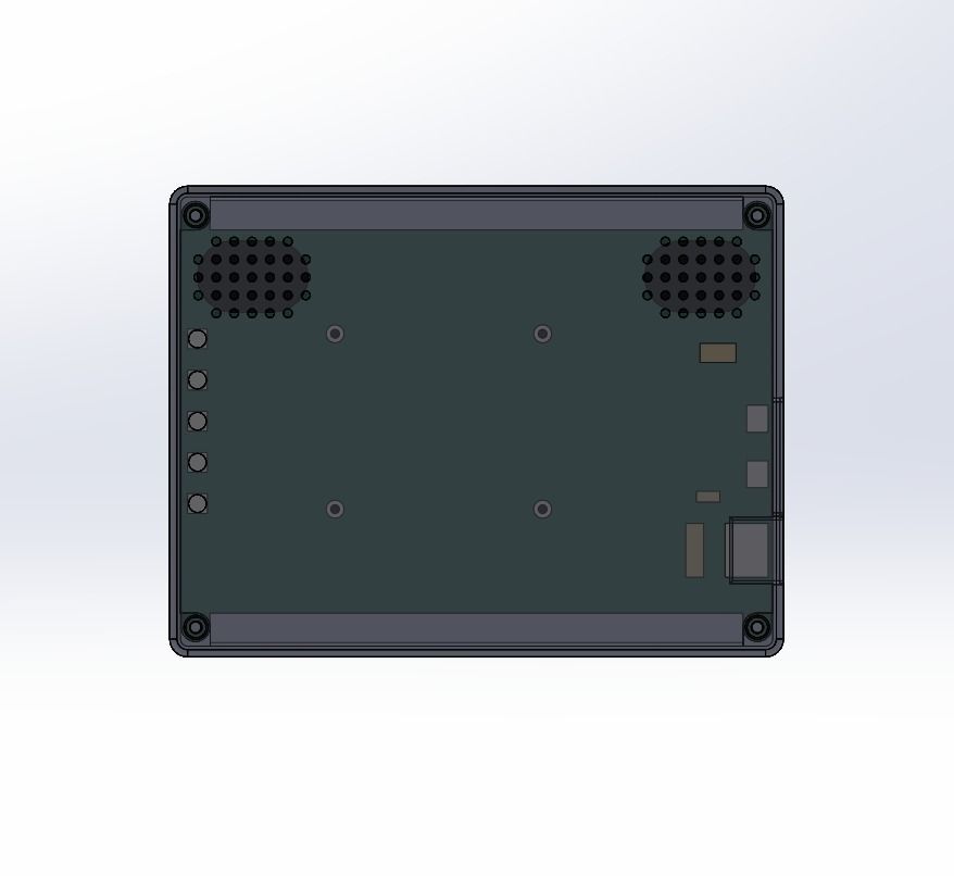 DISPLAY CASE - 7 INCH - WHIT BUTTONS EVICIV 3D print model_2