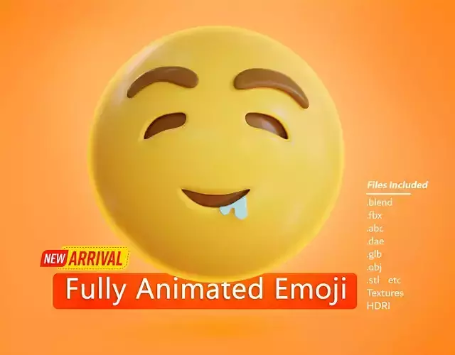Drooling face Animated Emoji