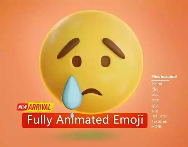 Crying face Animated Emoji
