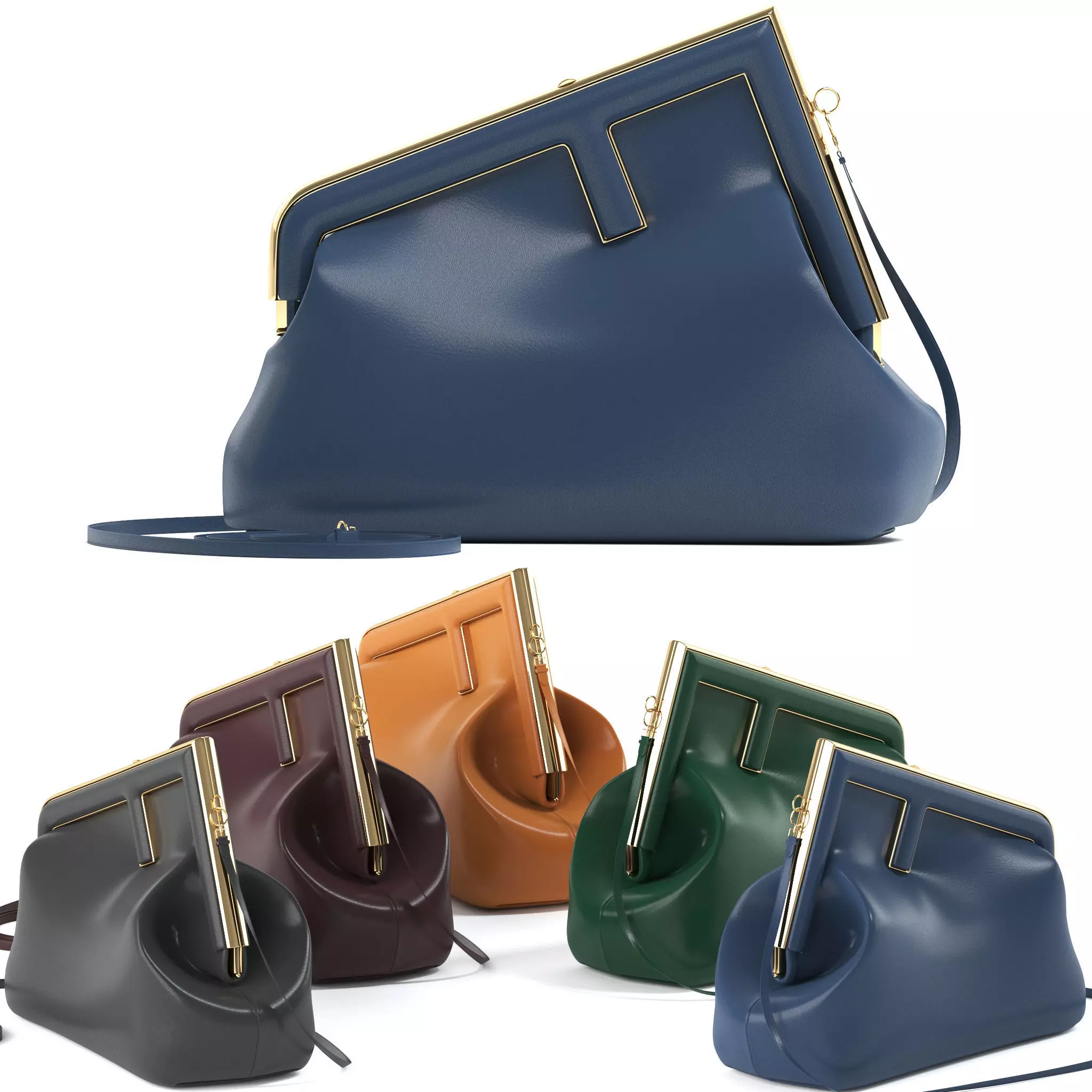 FENDI FIRST MIDI 3D model_0