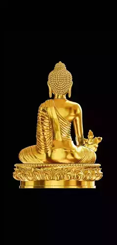 Buddha gold statue