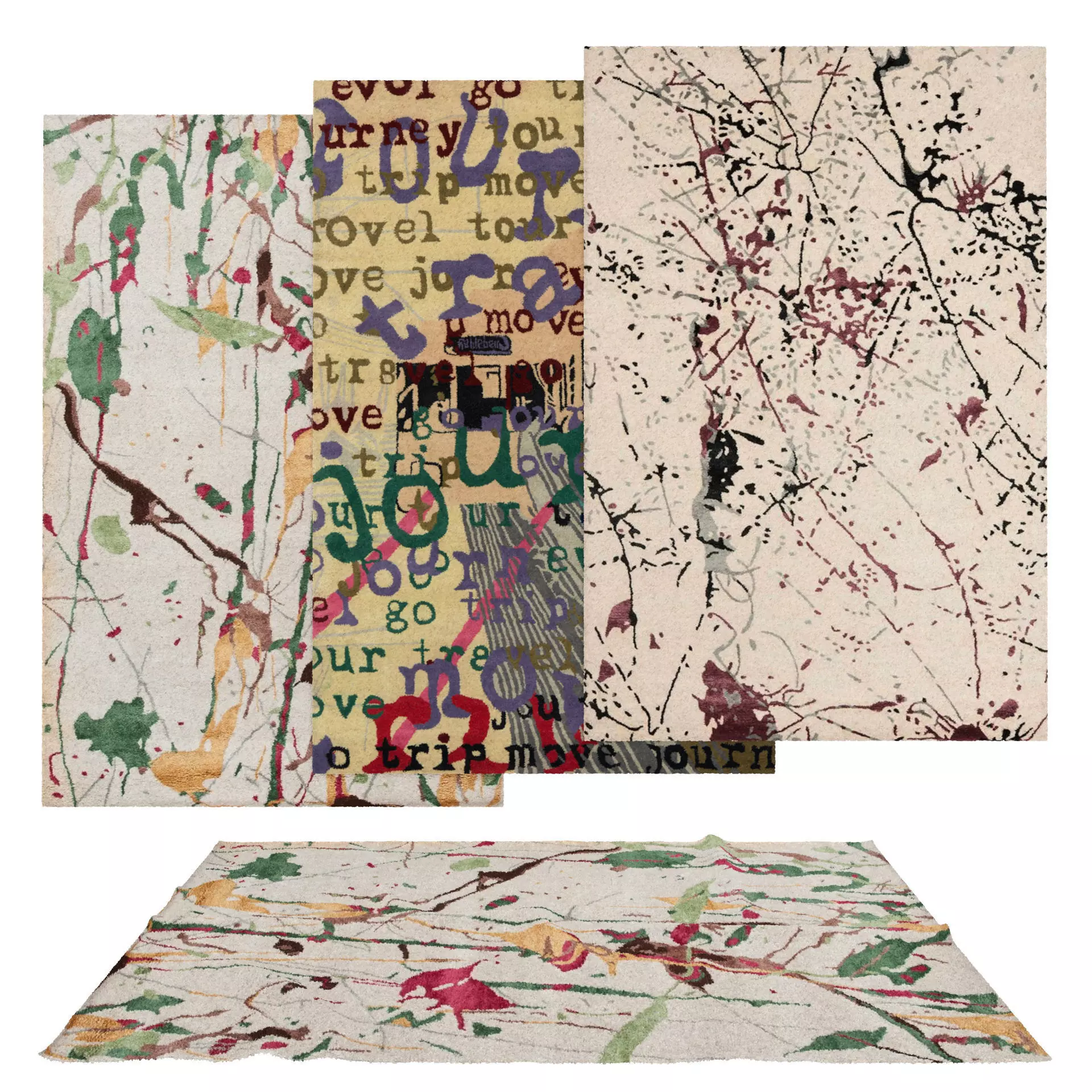 Rugs No 852 Low-poly 3D model