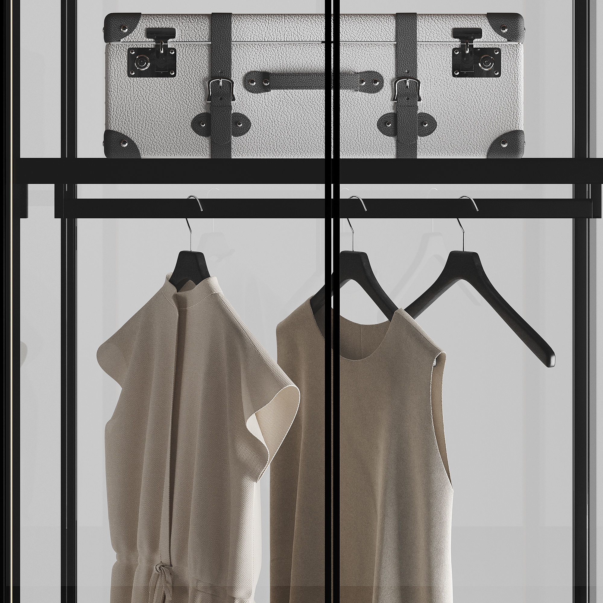 Tumodei Cristal Wardrobe 3D model_5