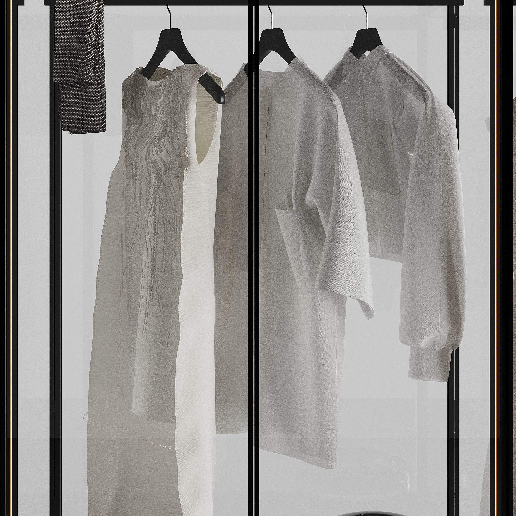 Tumodei Cristal Wardrobe 3D model_4