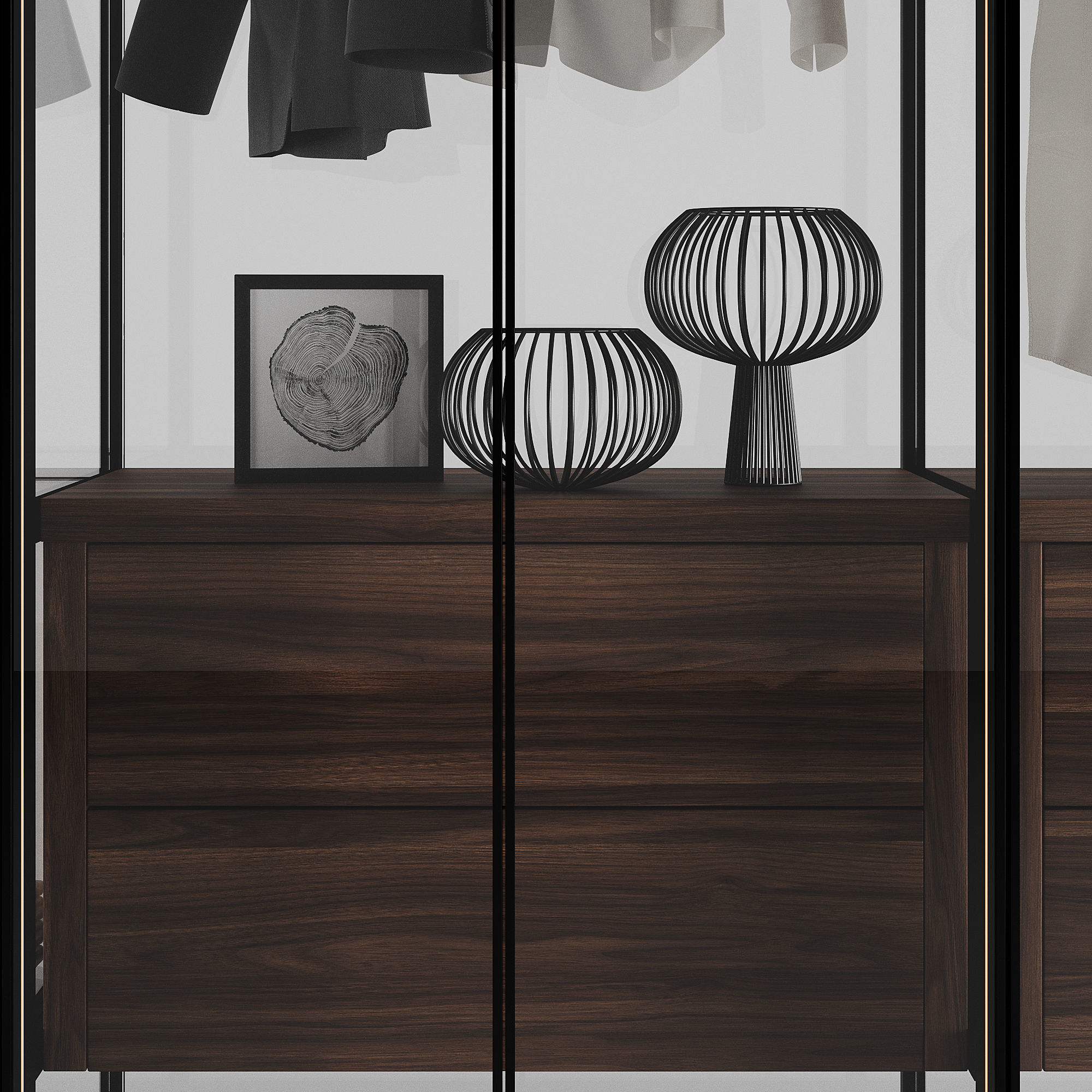 Tumodei Cristal Wardrobe 3D model_3