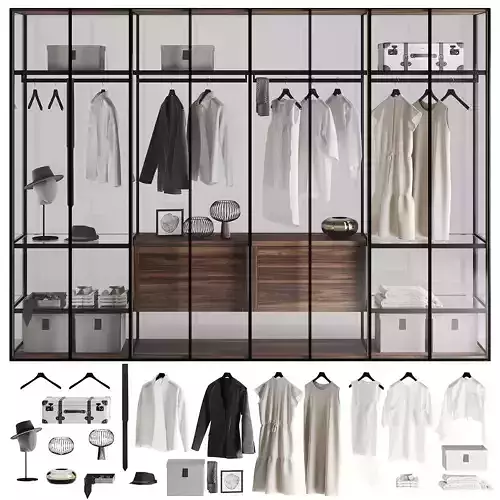 Tumodei Cristal Wardrobe 3D model