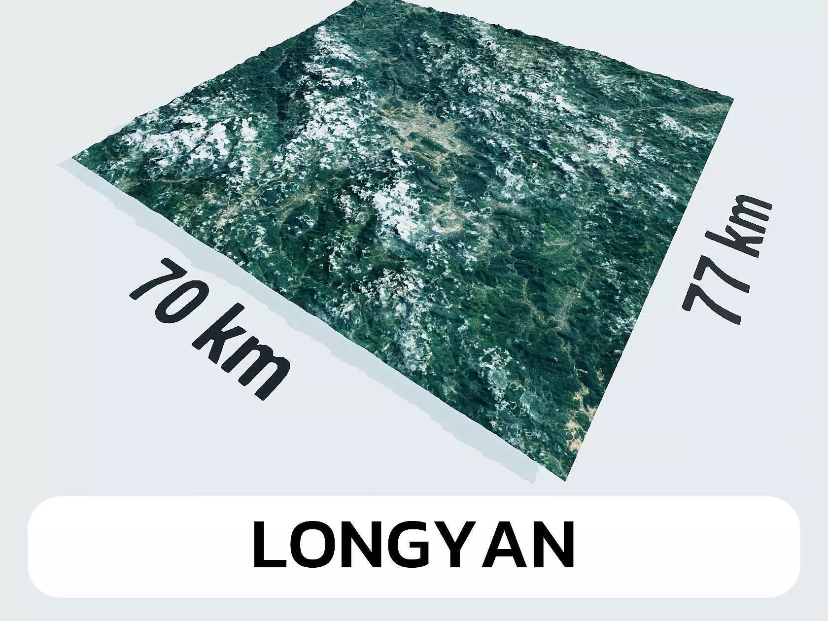 Longyan China City Landscape 3D Model 3D model_0