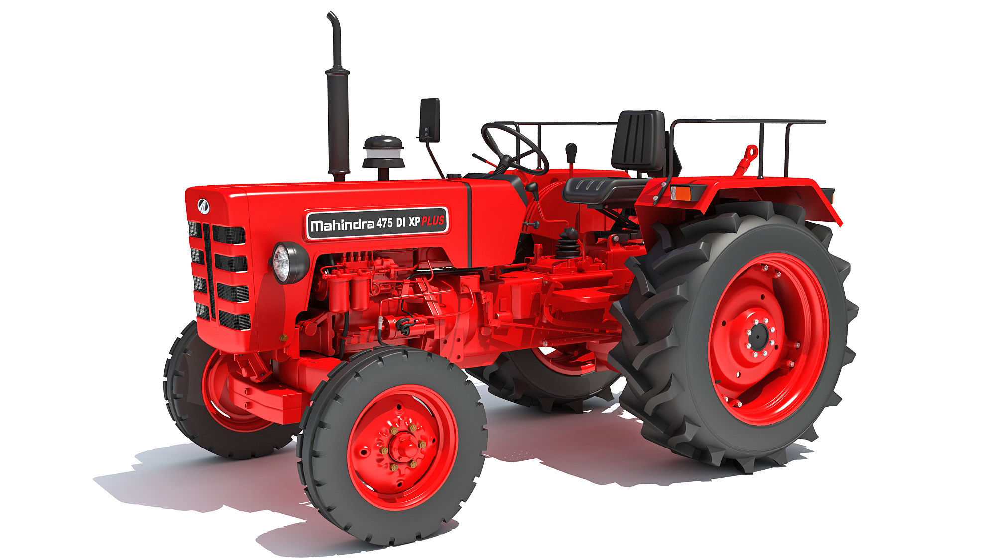 Mahindra Farm Tractor 3D model_8