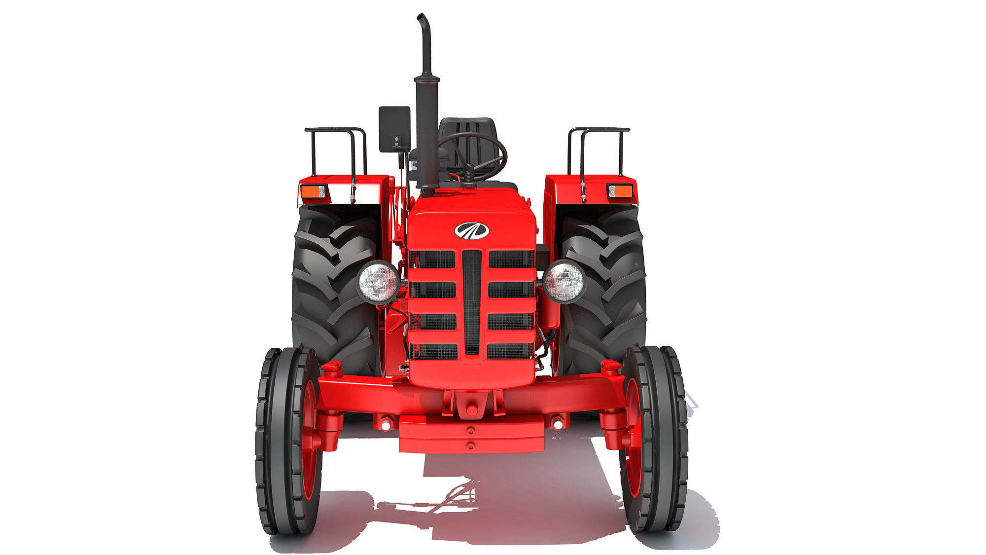 Mahindra Farm Tractor 3D model_10