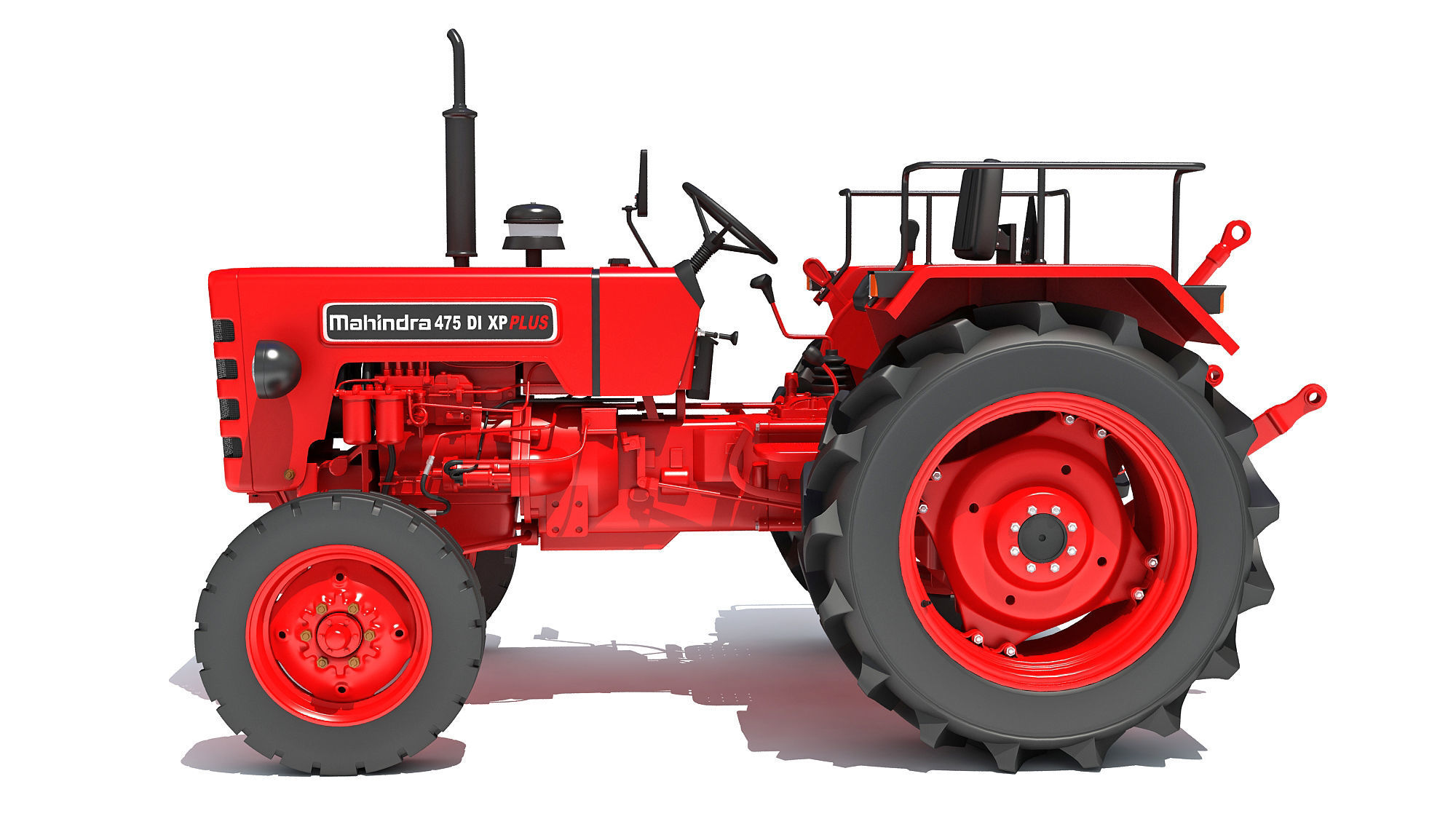 Mahindra Farm Tractor 3D model_1