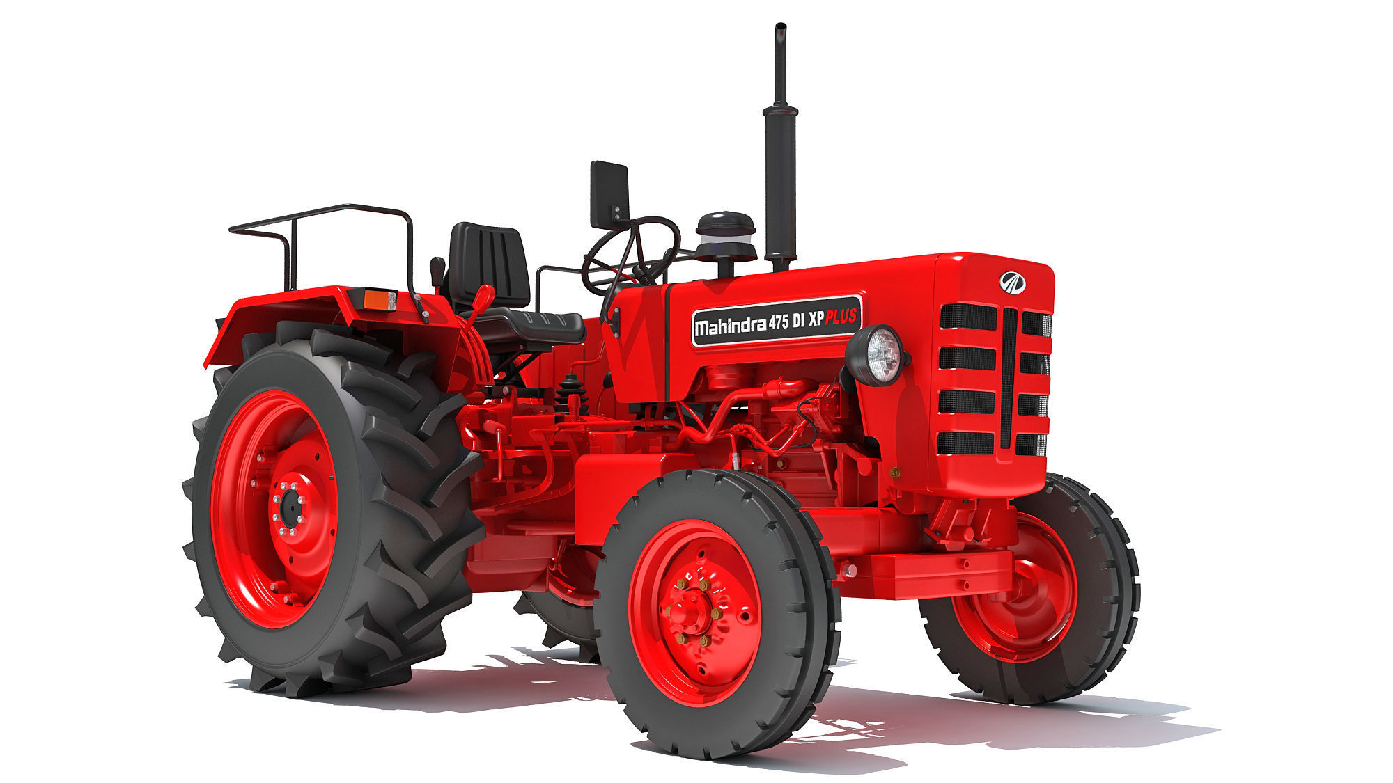 Mahindra Farm Tractor 3D model_9