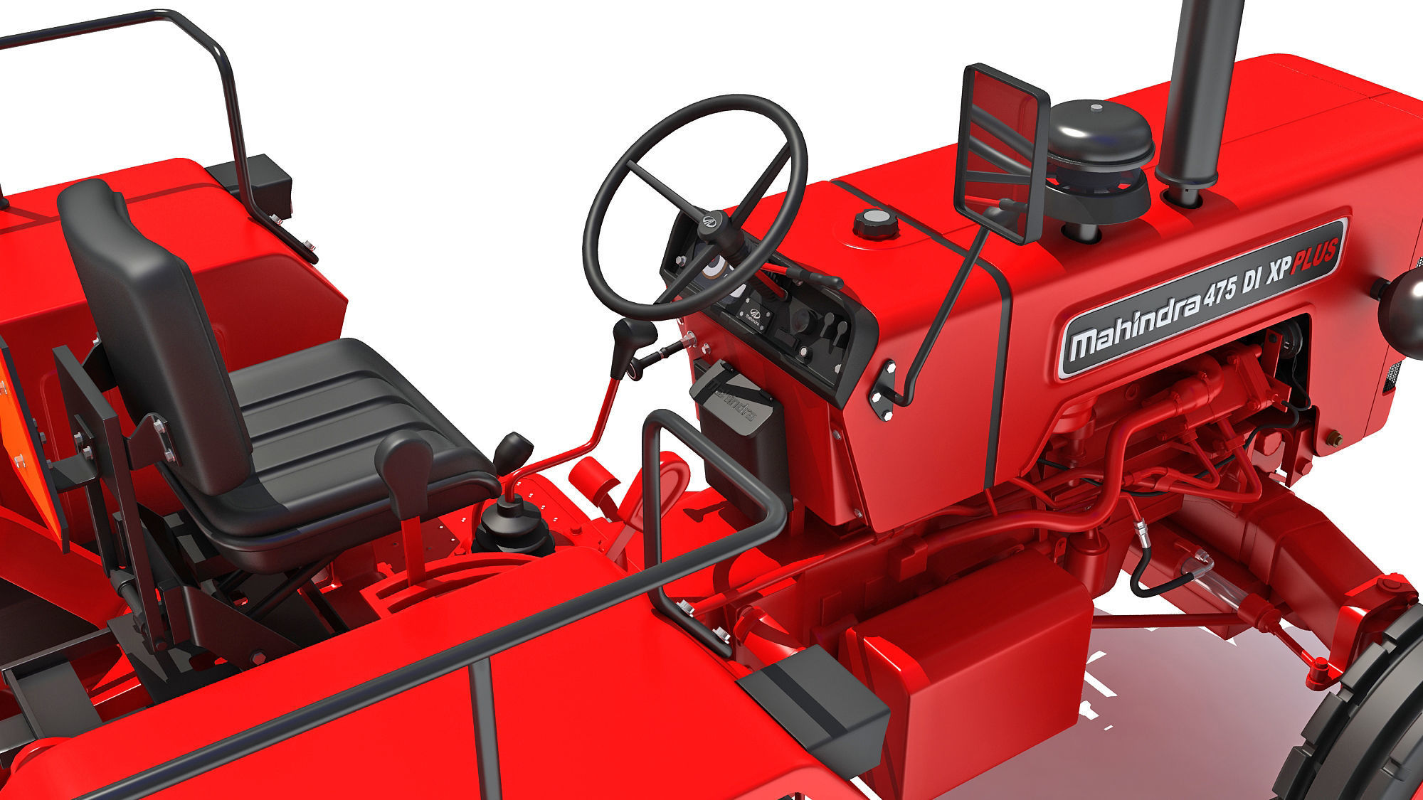 Mahindra Farm Tractor 3D model_14