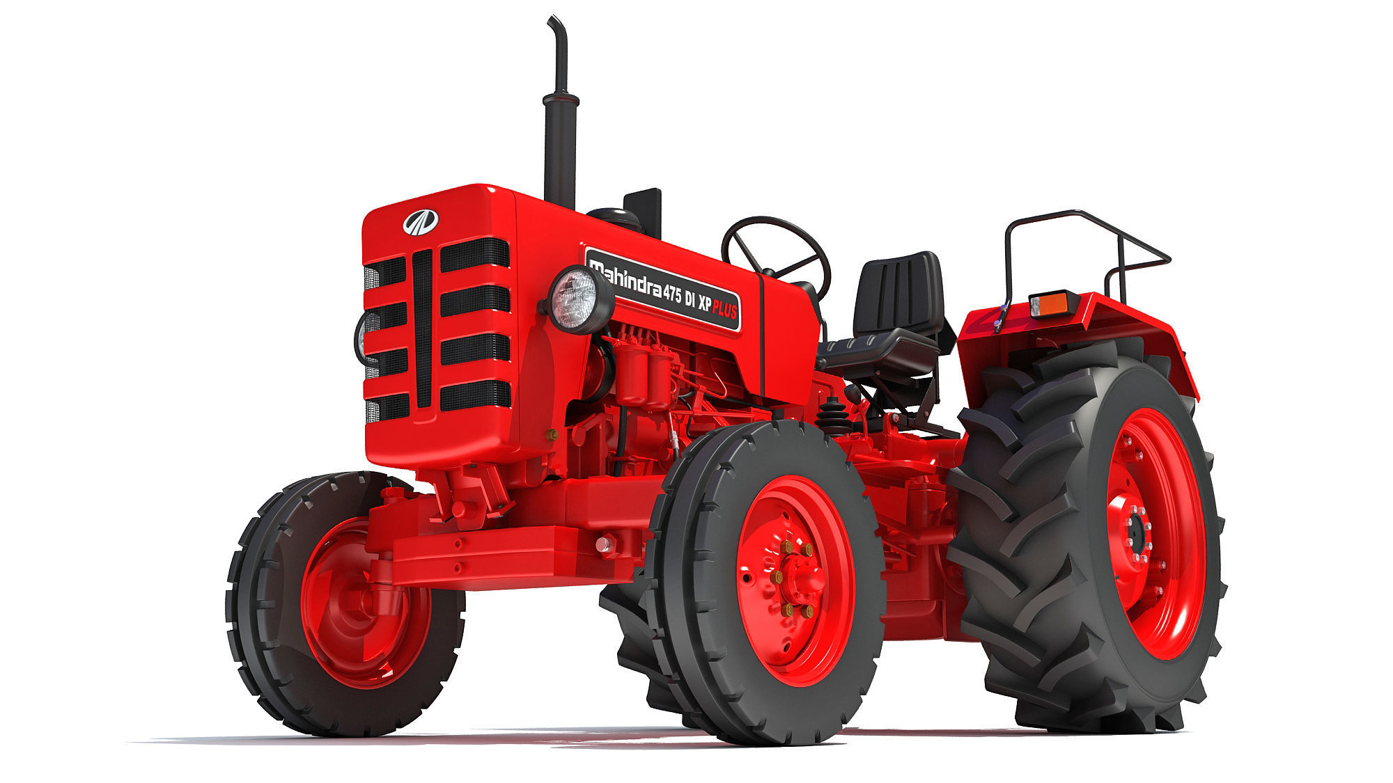Mahindra Farm Tractor 3D model_12