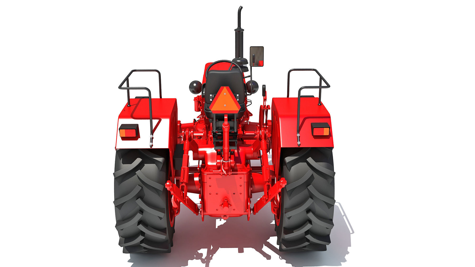 Mahindra Farm Tractor 3D model_4
