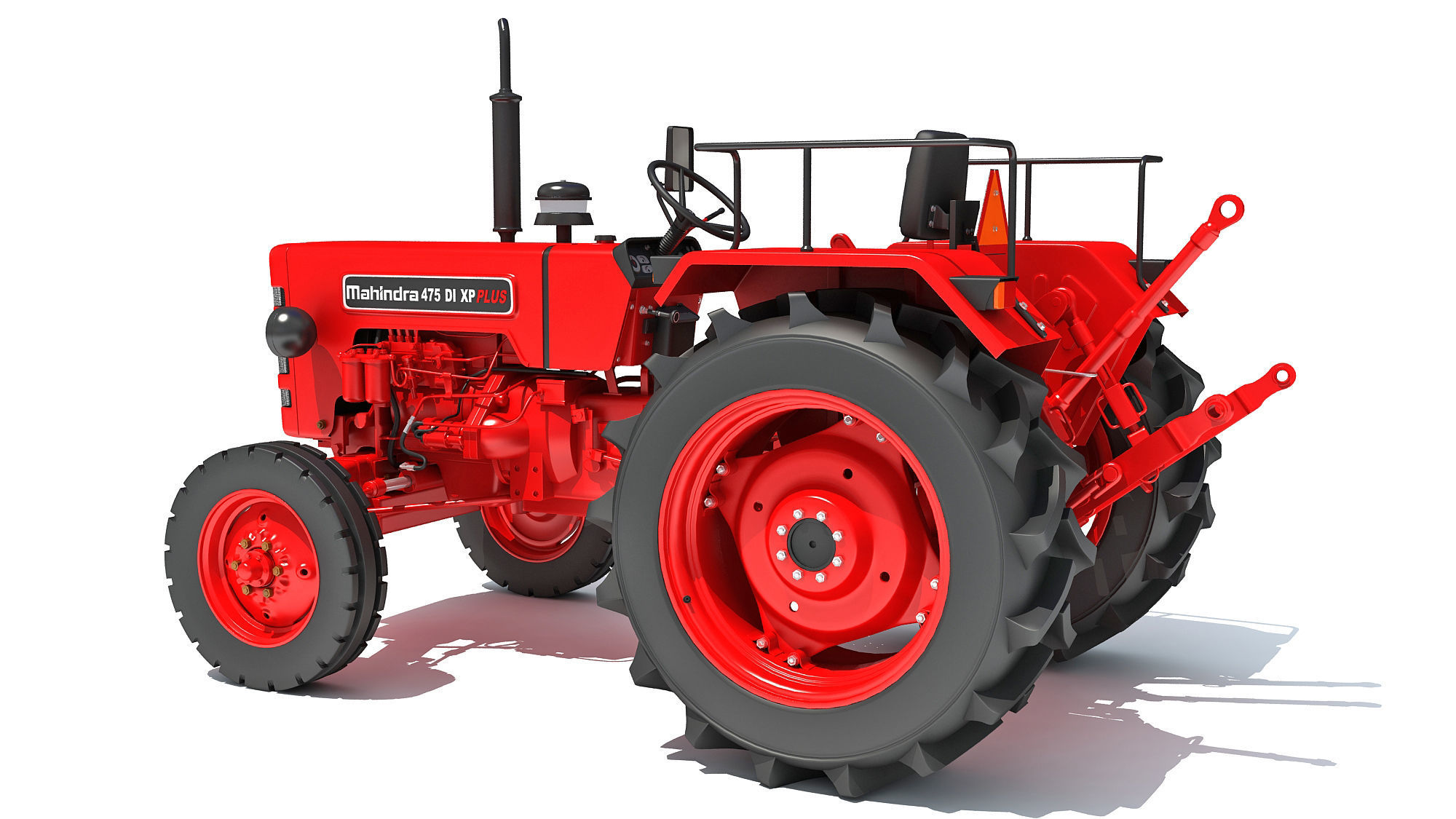 Mahindra Farm Tractor 3D model_2