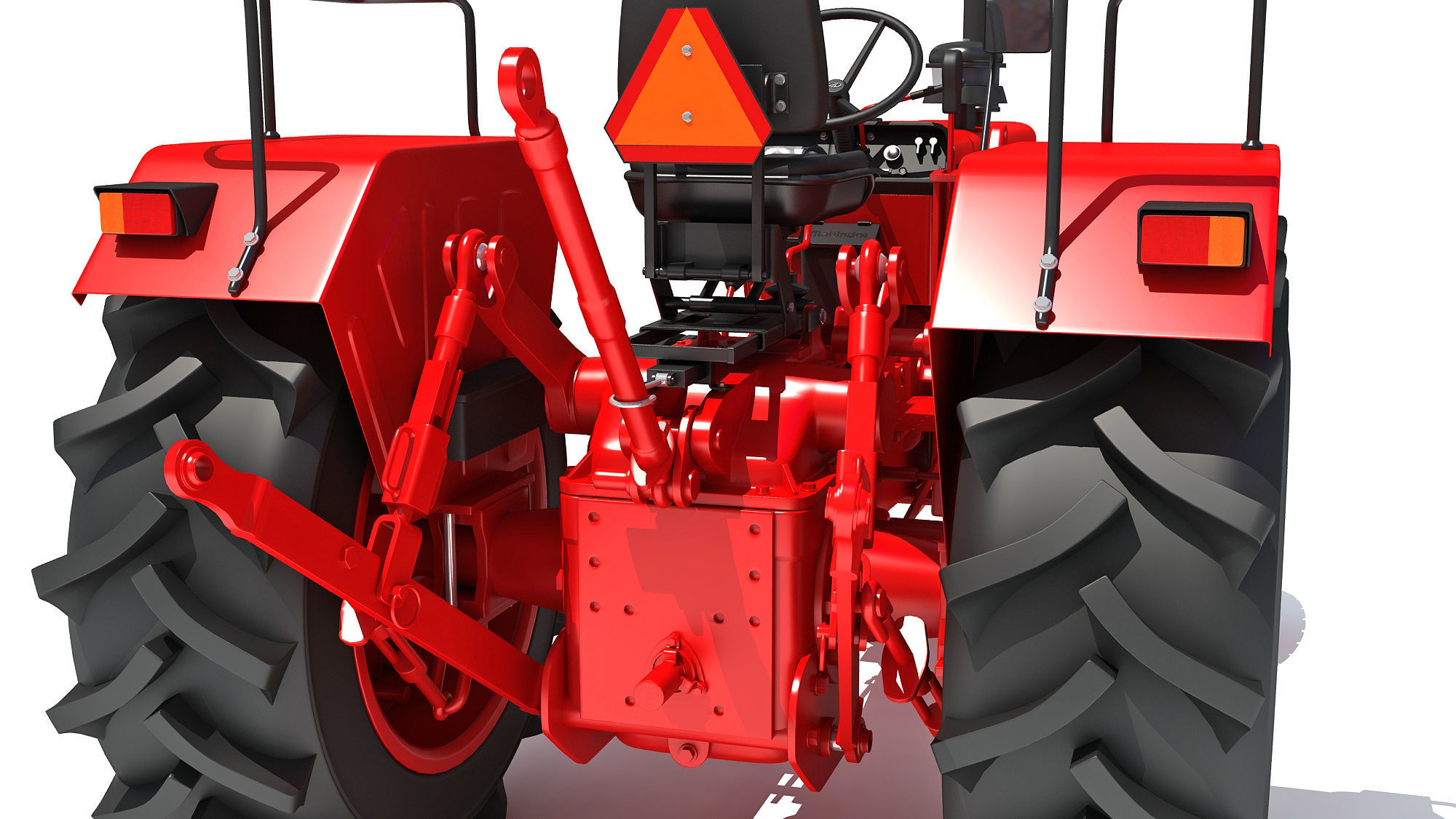 Mahindra Farm Tractor 3D model_15
