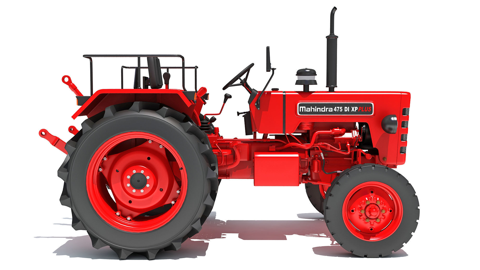 Mahindra Farm Tractor 3D model_6