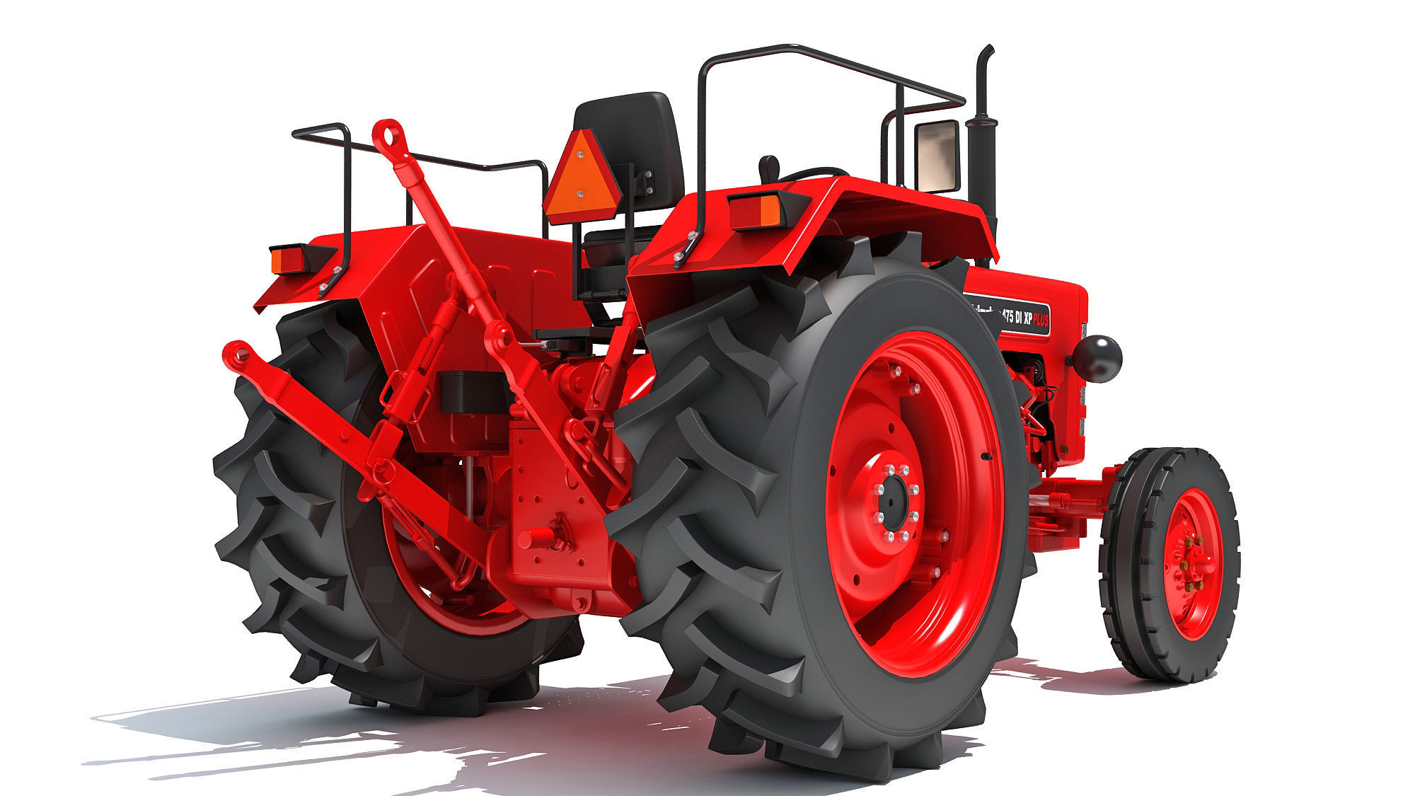 Mahindra Farm Tractor 3D model_5