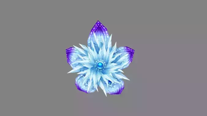 Purple flower - head decoration