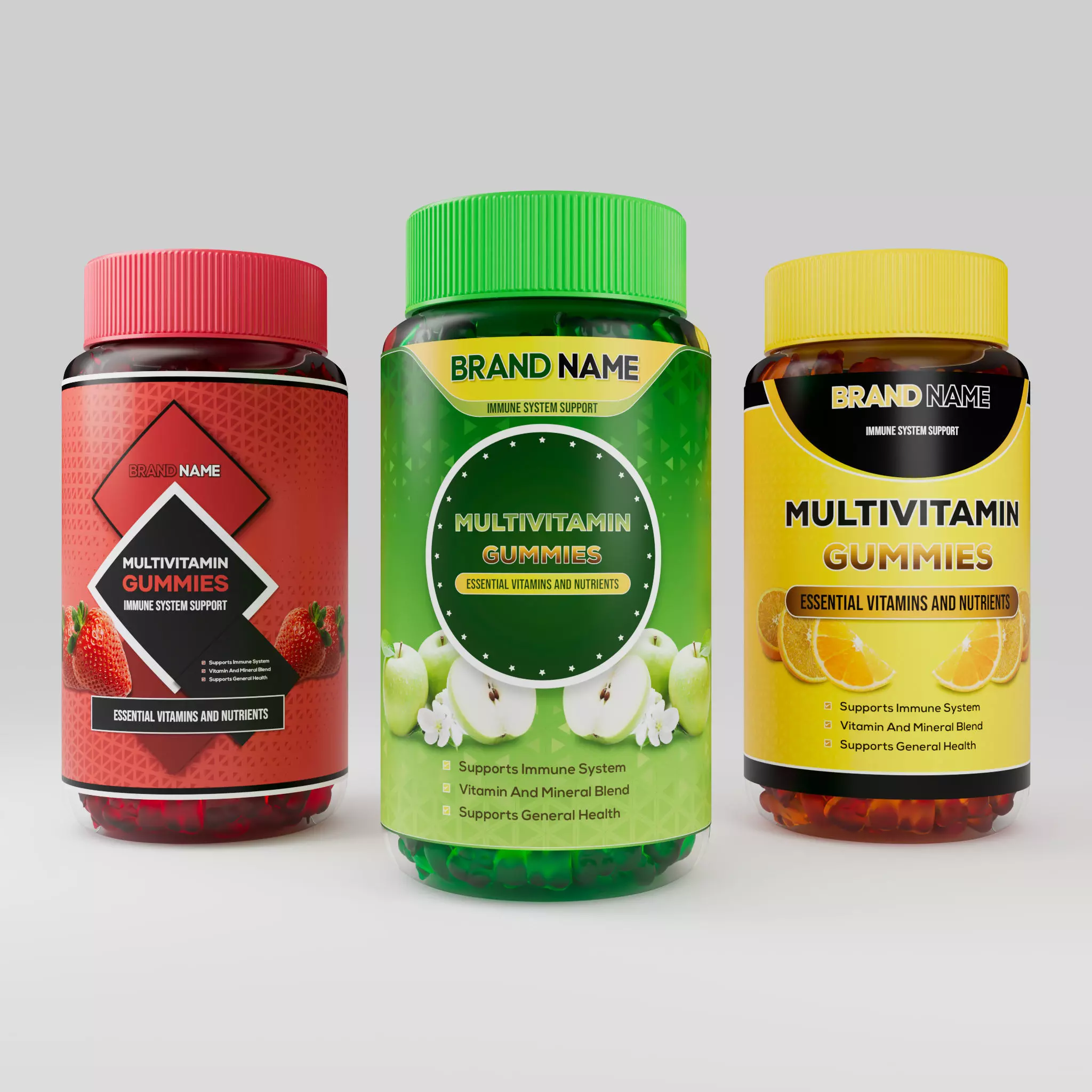 GUMMY SUPPLEMENT 3D model