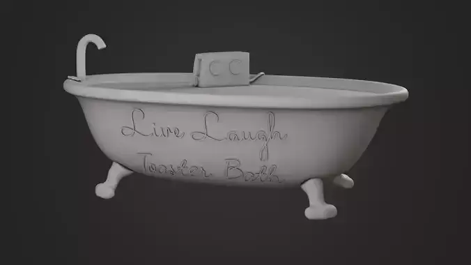 Toaster Bath 3D print model