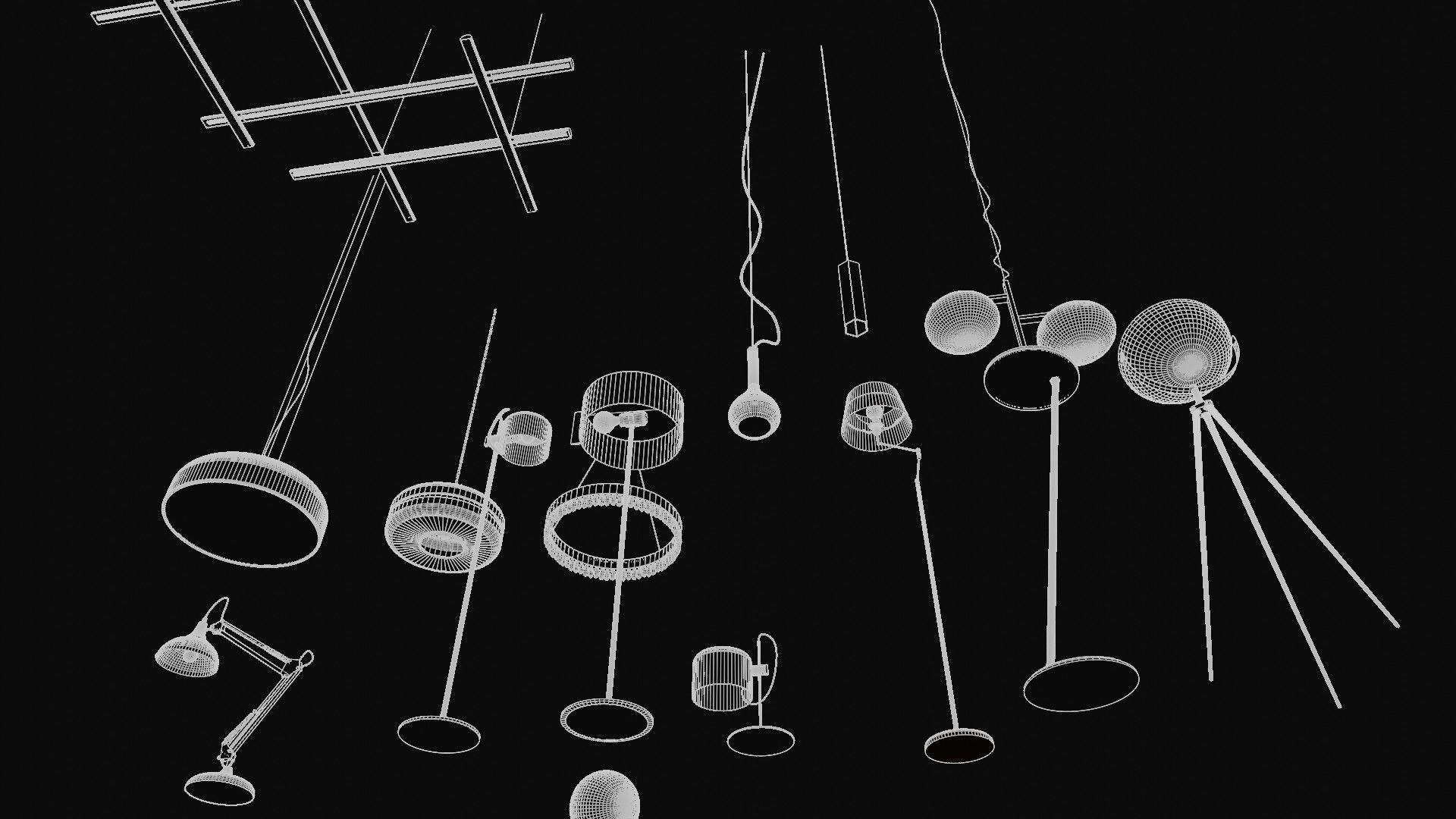 Light 3d Example LIGHTING ITEMS 3D model | CGTrader