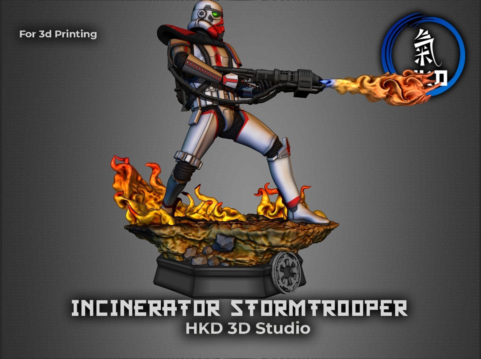Incinerator Stormtrooper Star wars Fan art 3D print model_2