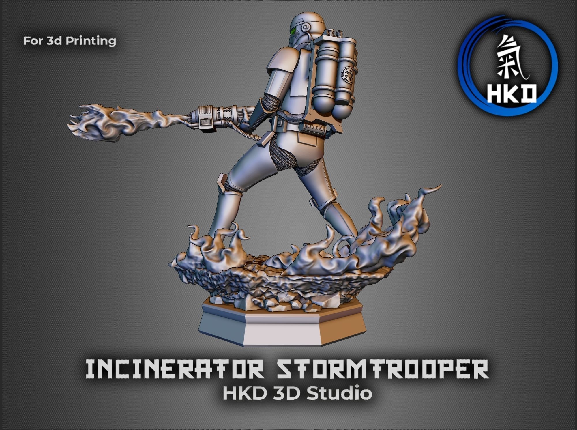 Incinerator Stormtrooper Star wars Fan art 3D print model_8