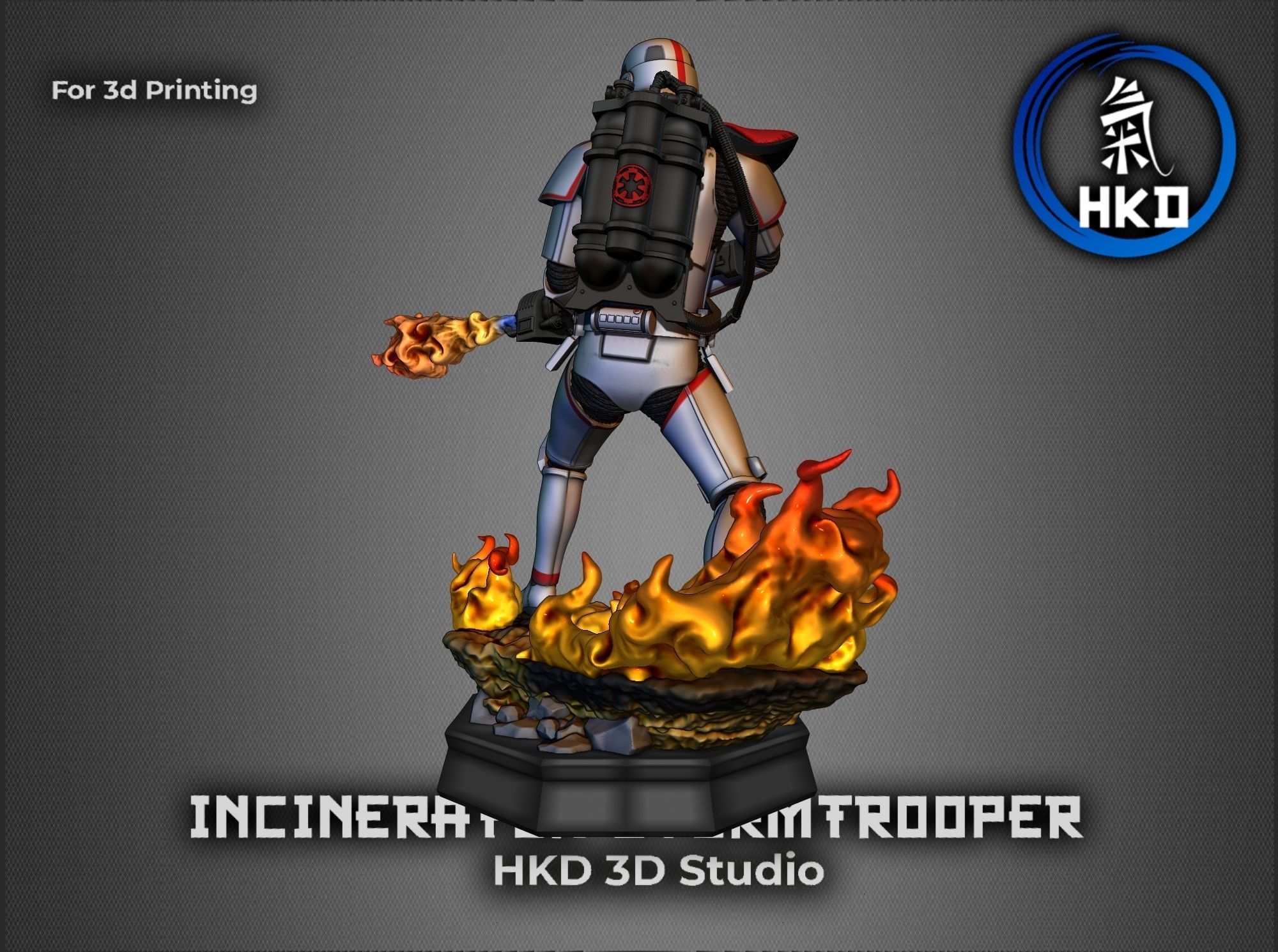 Incinerator Stormtrooper Star wars Fan art 3D print model_13