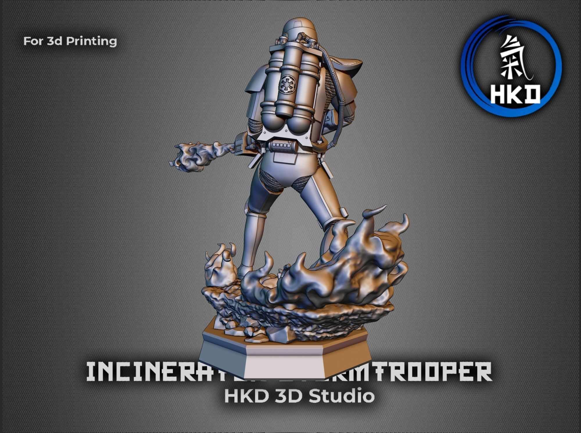 Incinerator Stormtrooper Star wars Fan art 3D print model_14