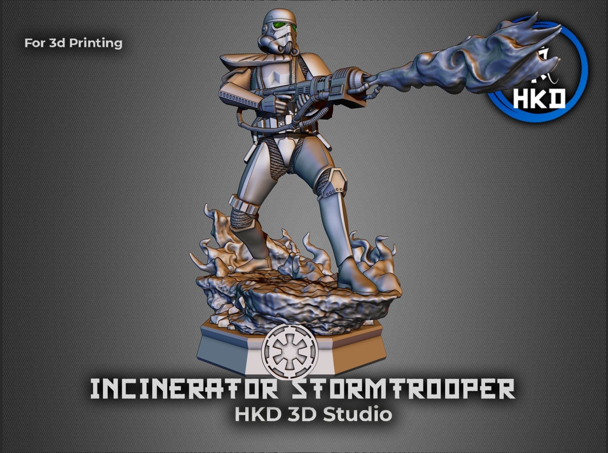 Incinerator Stormtrooper Star wars Fan art 3D print model_1