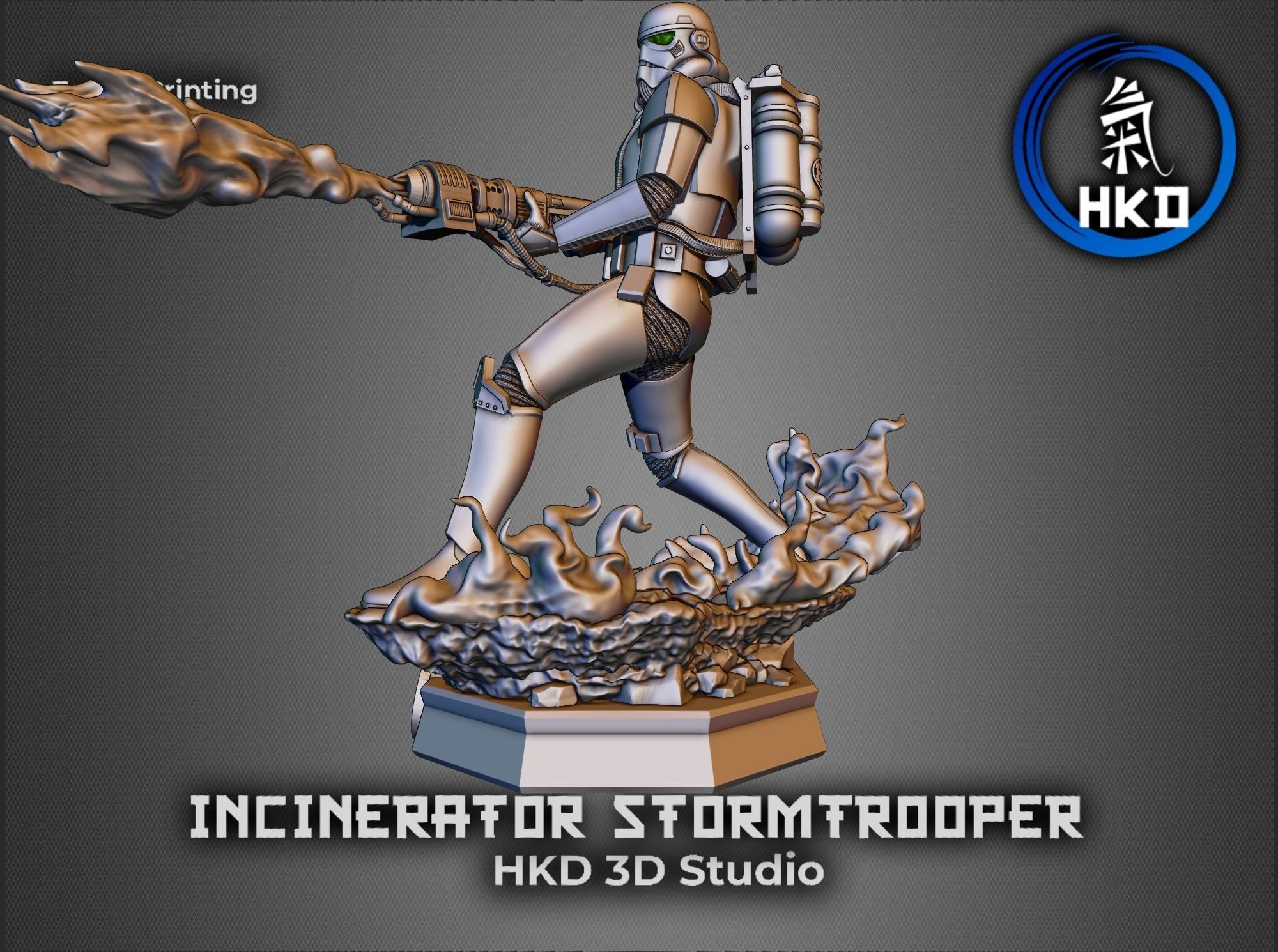 Incinerator Stormtrooper Star wars Fan art 3D print model_5