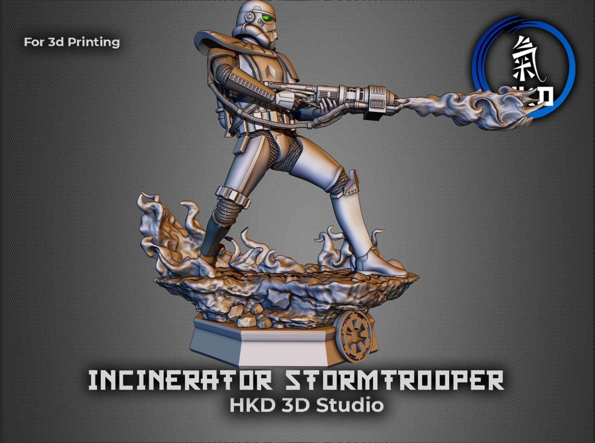 Incinerator Stormtrooper Star wars Fan art 3D print model_3