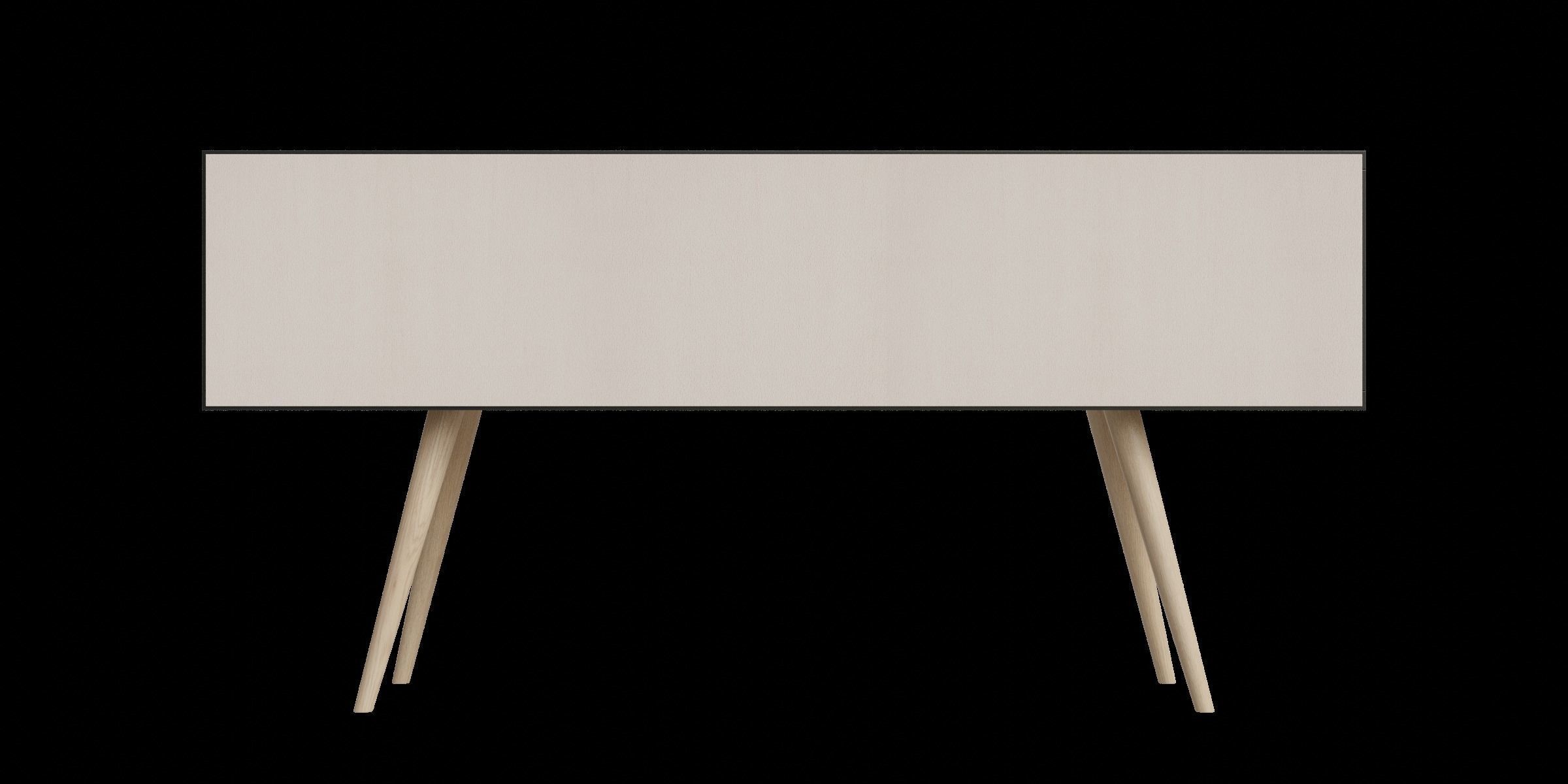 Mid Century Modern 2 Shelf Sideboard 3D model_5