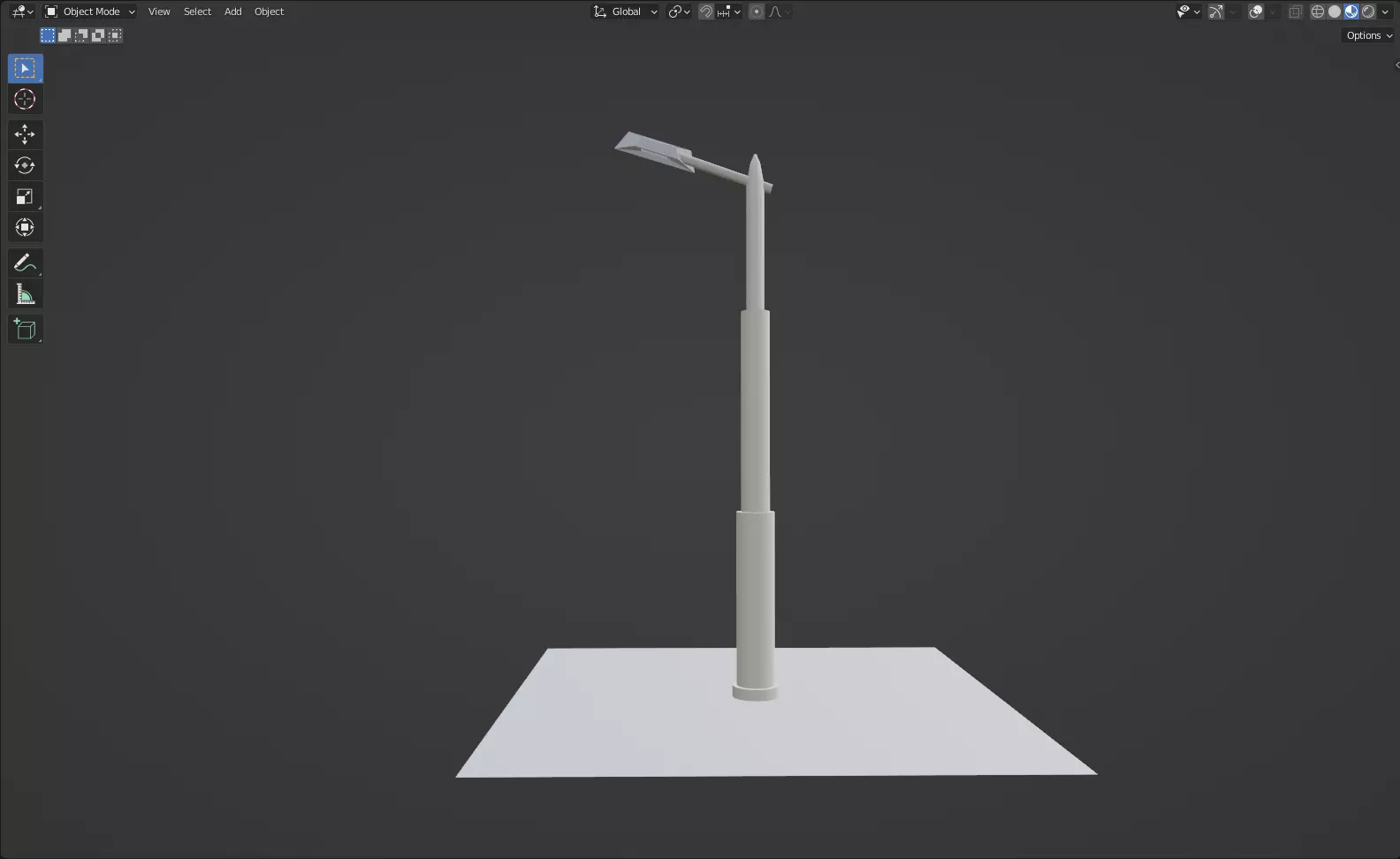 street light 3D print model_0