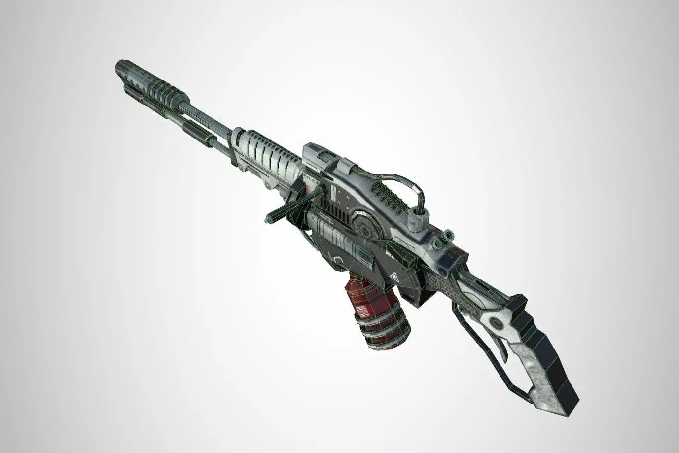 Gun In 3d Gaming gun 3d model 3D model | CGTrader