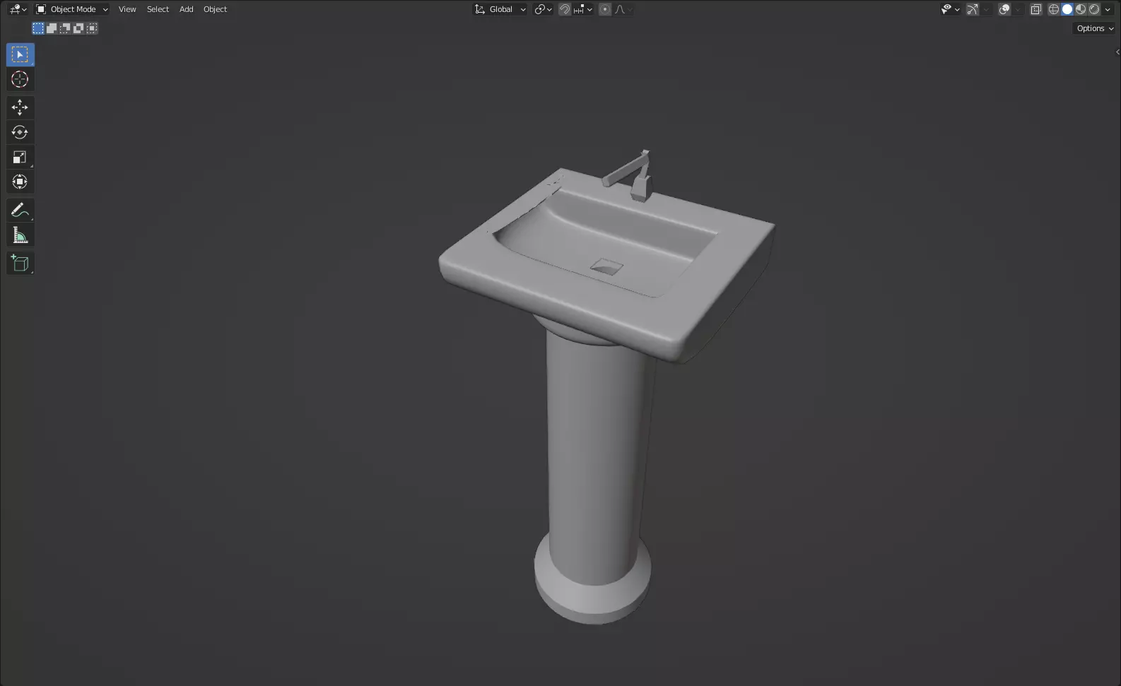 sink for bath and kitchen 3D print model