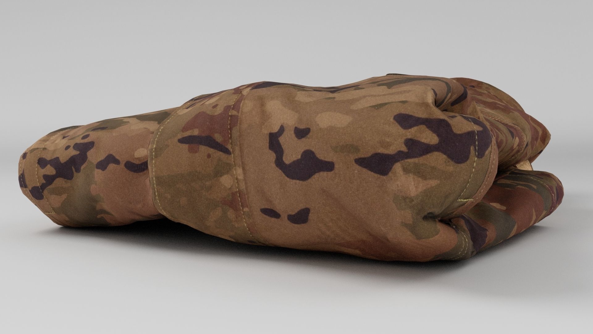 military tactical army uniform jacket for  soldiers and officers 3D model_4