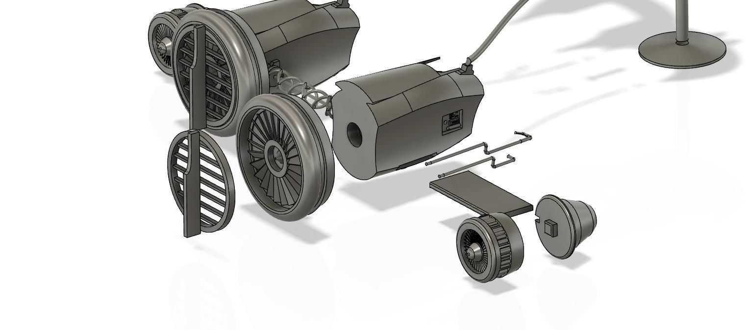 GPE-3130 podracer Mawhonic Podracer 3D print model_9