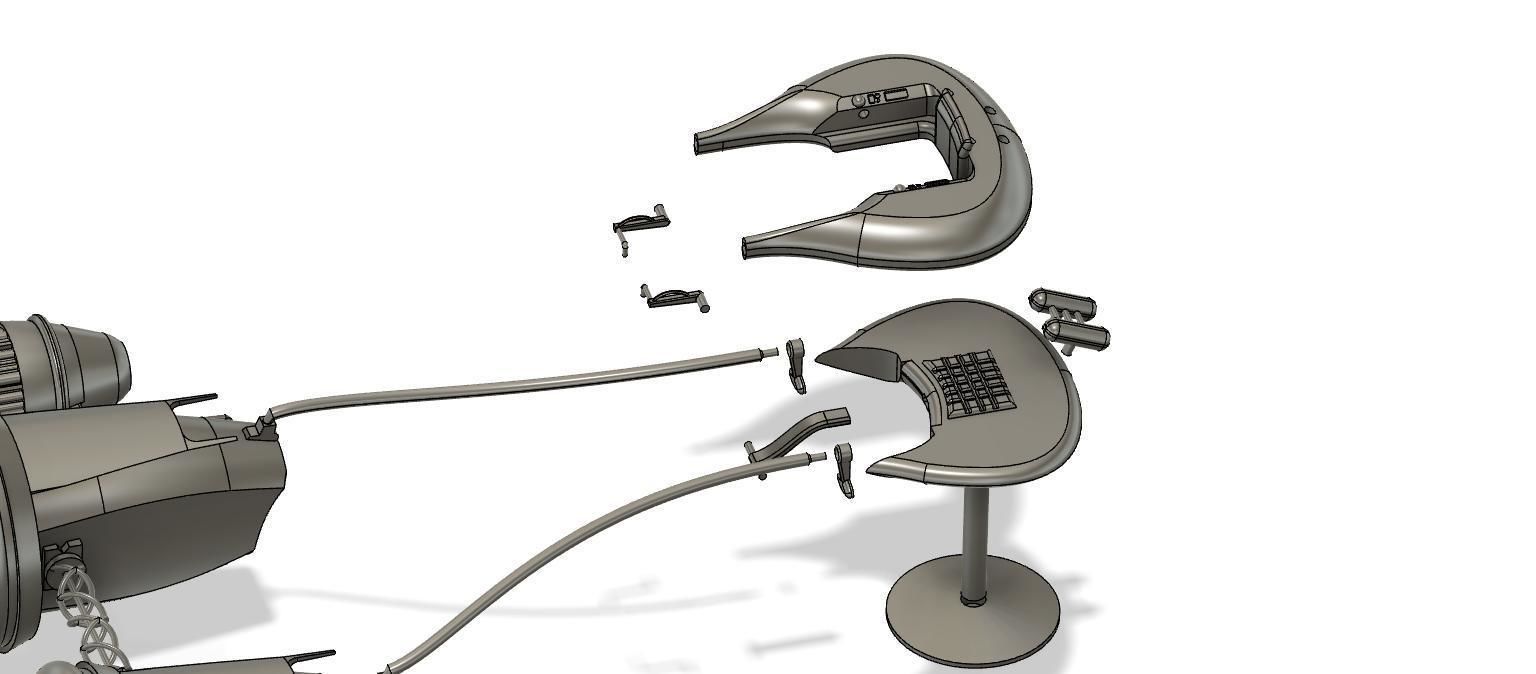 GPE-3130 podracer Mawhonic Podracer 3D print model_8