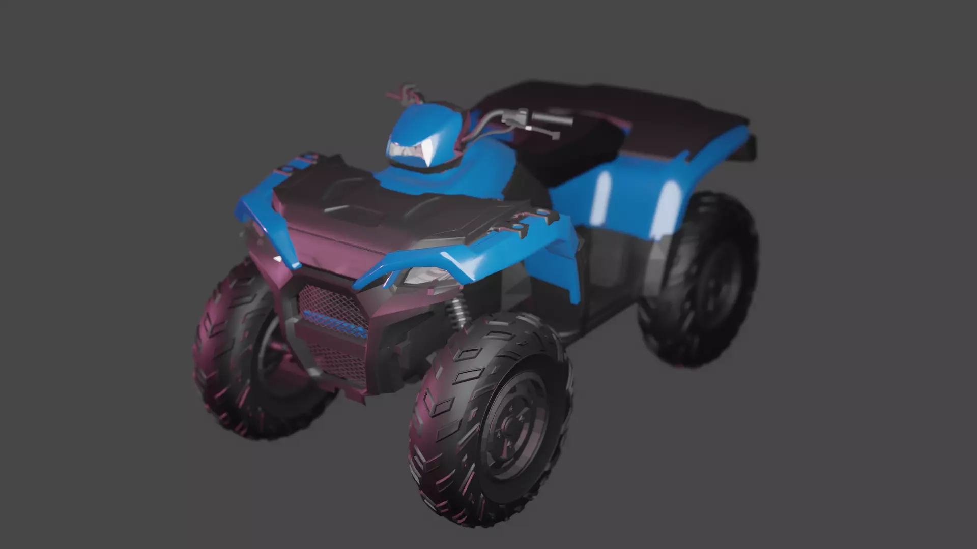 Polaris Sportsman 850 Low-poly 3D model_0