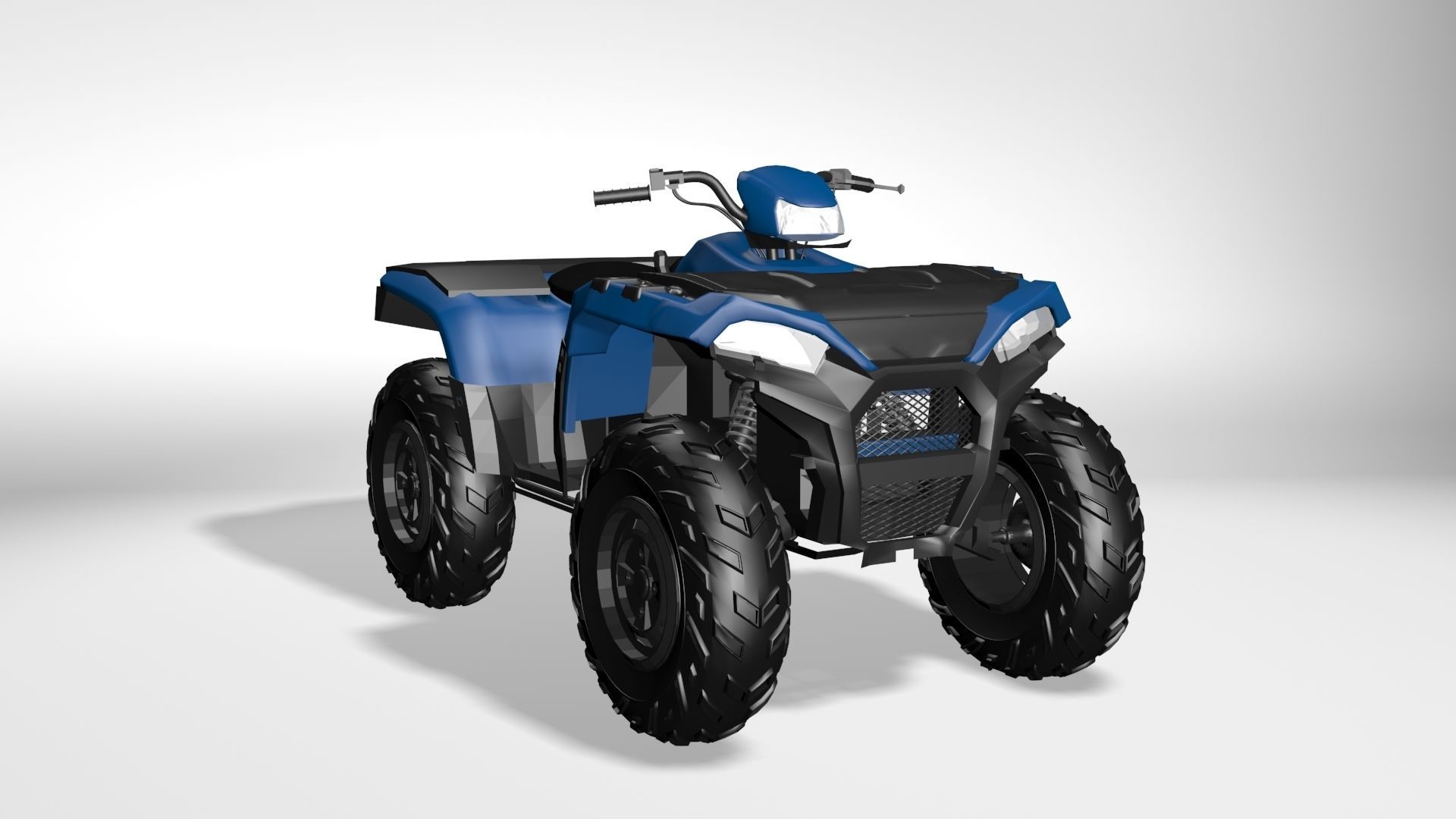 Polaris Sportsman 850 Low-poly 3D model_1