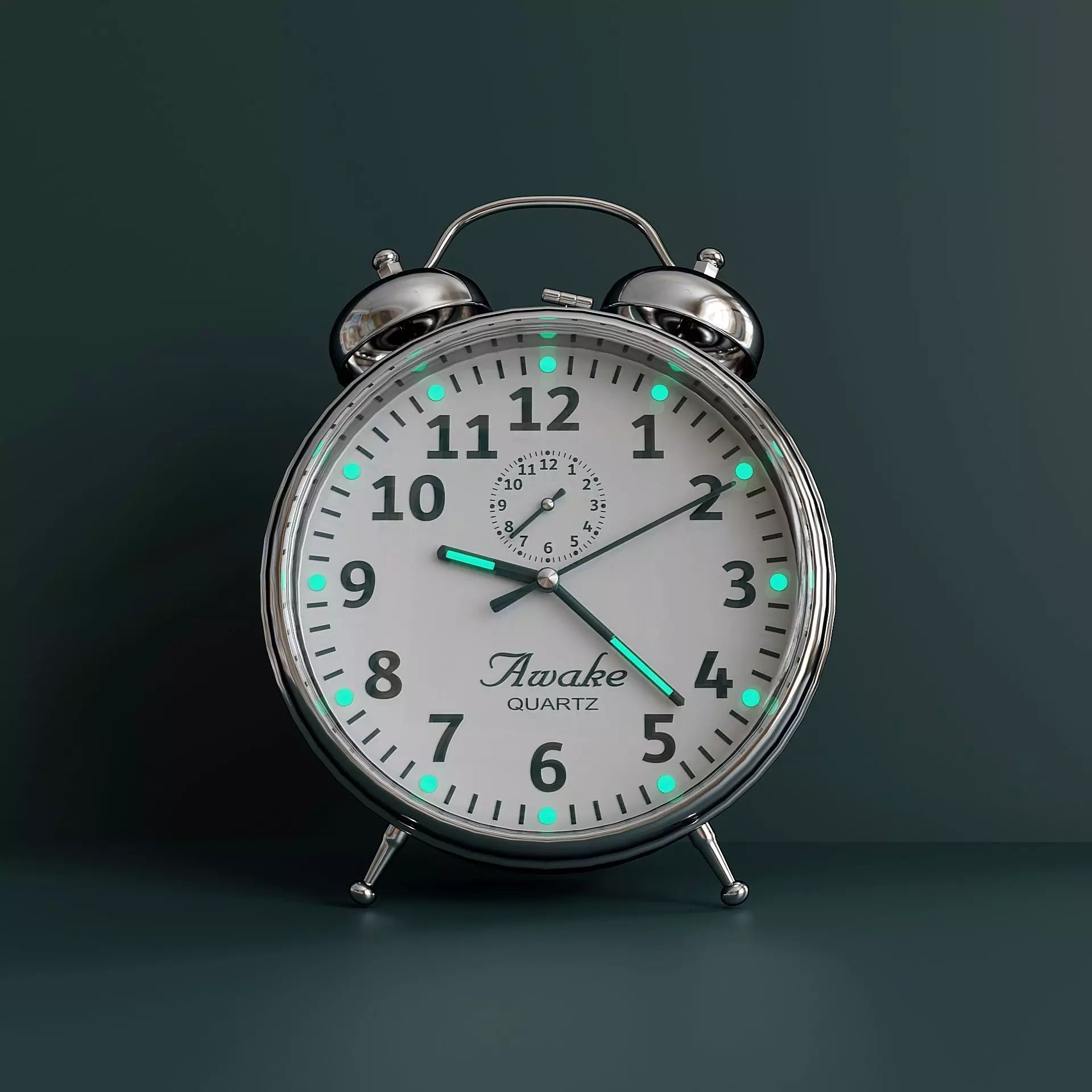 Alarm clock with illumination 3D model
